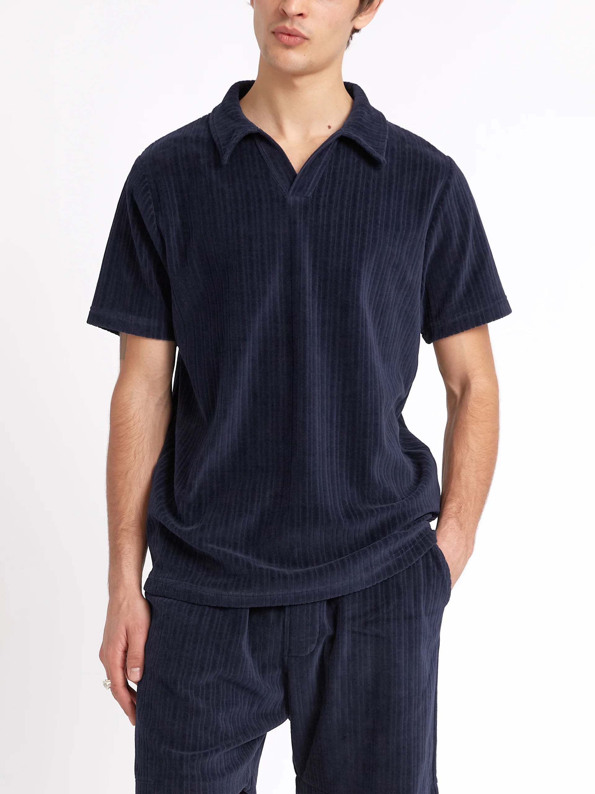 AUSTELL S/S POLO SHIRT - WILLOW NAVY