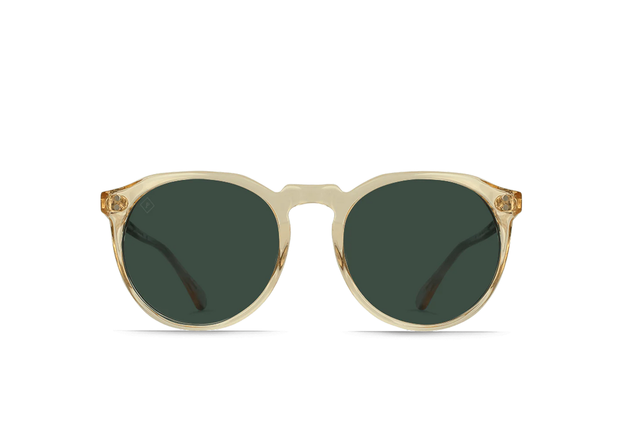 REMMY 49 SUNGLASSES - CHAMPAGNE CRYSTAL/GREEN