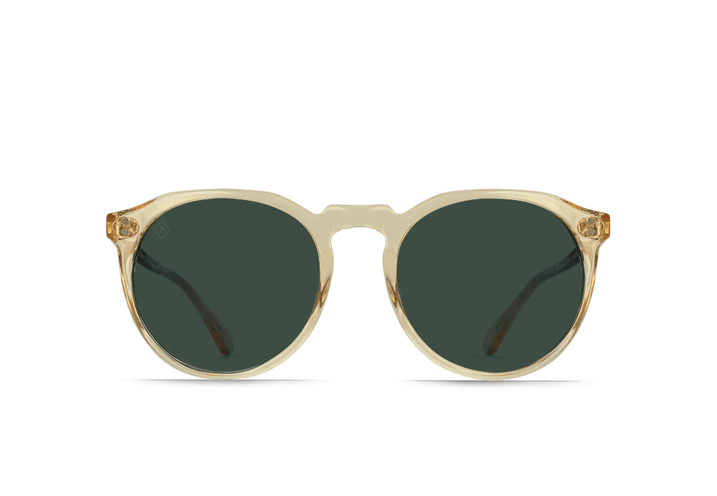 REMMY 52 SUNGLASSES - CHAMPAGNE CRYSTAL/GREEN POLARIZED