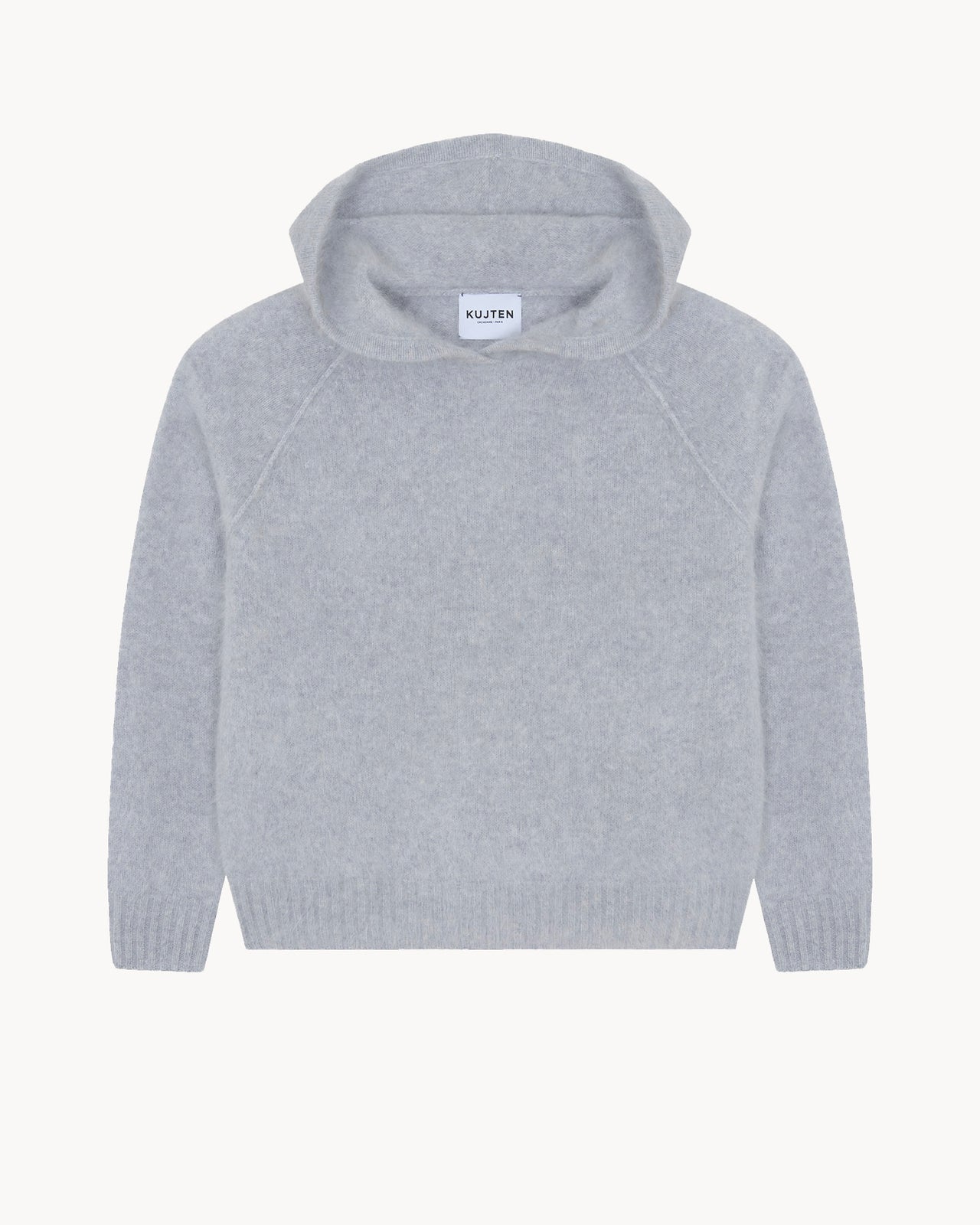 SOSO CASHMERE HOODIE - HEATHER GRAY