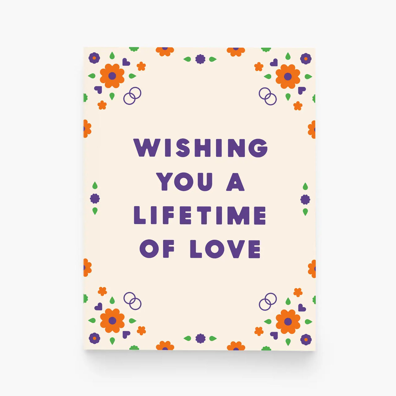 WISHING YOU A LIFETIME OF LOVE CARD