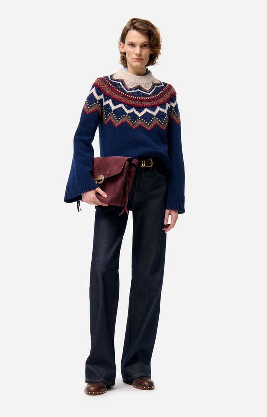 FENICIA SWEATER - MARINE