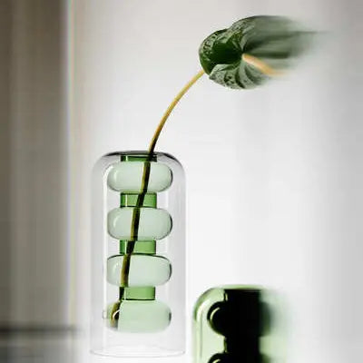 BUMP VASE TALL - GREEN