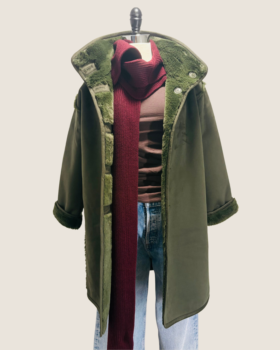 YVES COAT - HUNTER GREEN