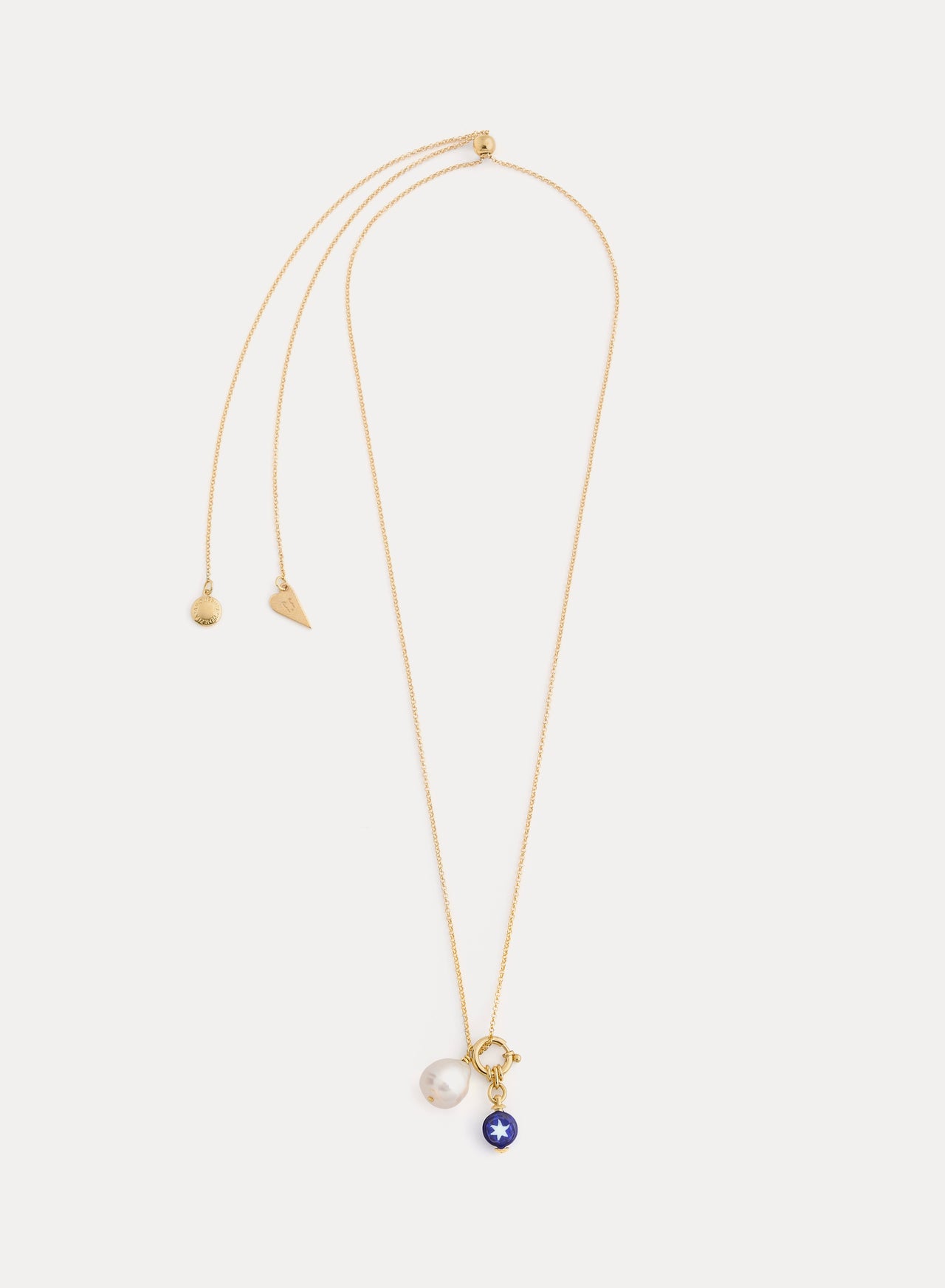 AMOURRINA PEARL NECKLACE - 18K GOLD PLATE