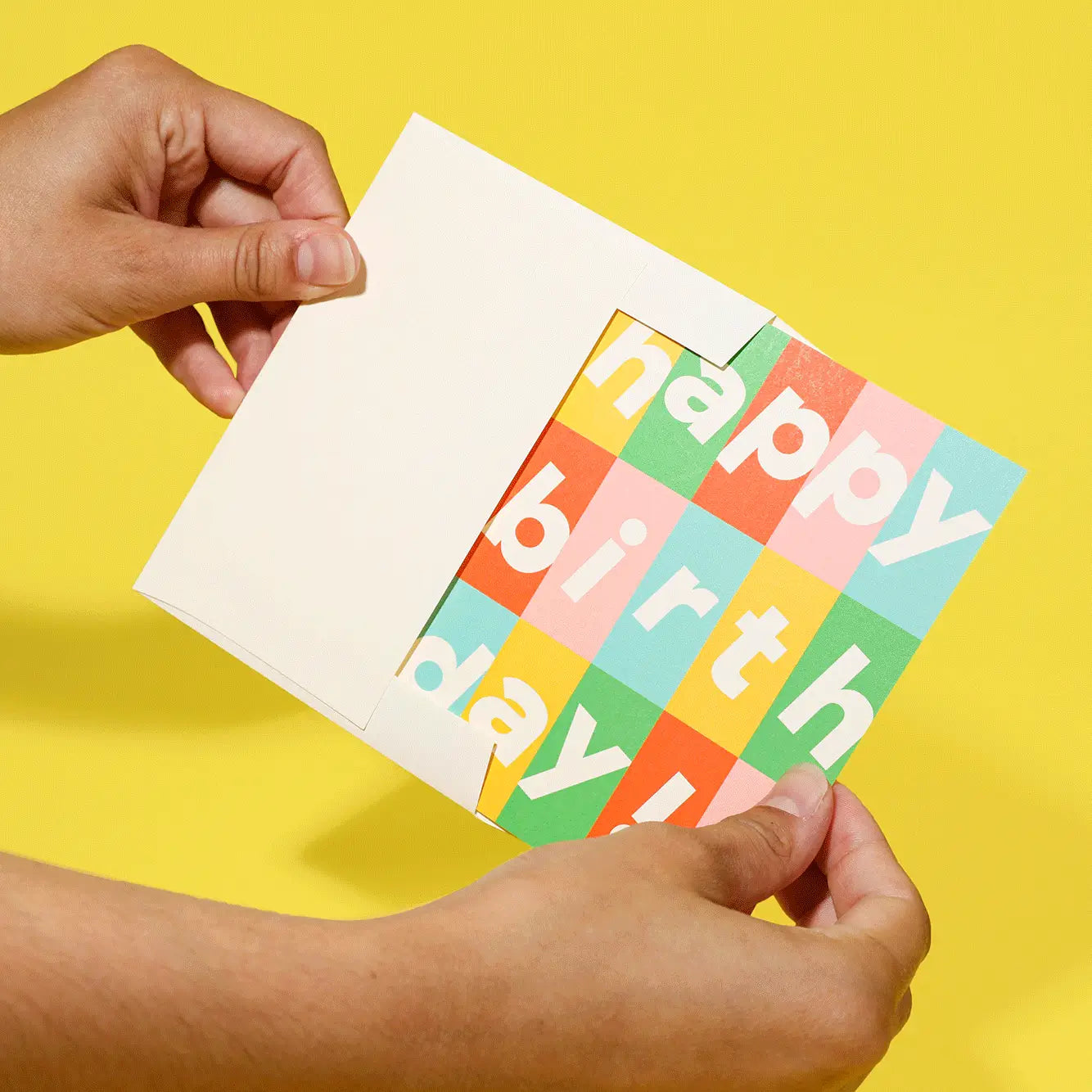 BIRTHDAY GRID CARD