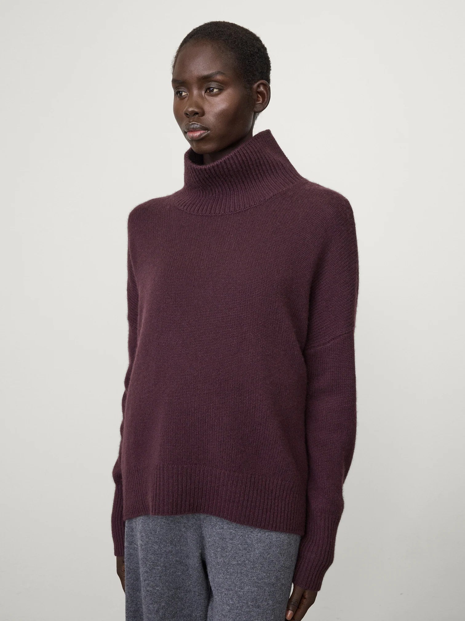 HEIDI SWEATER - MAHOGANY