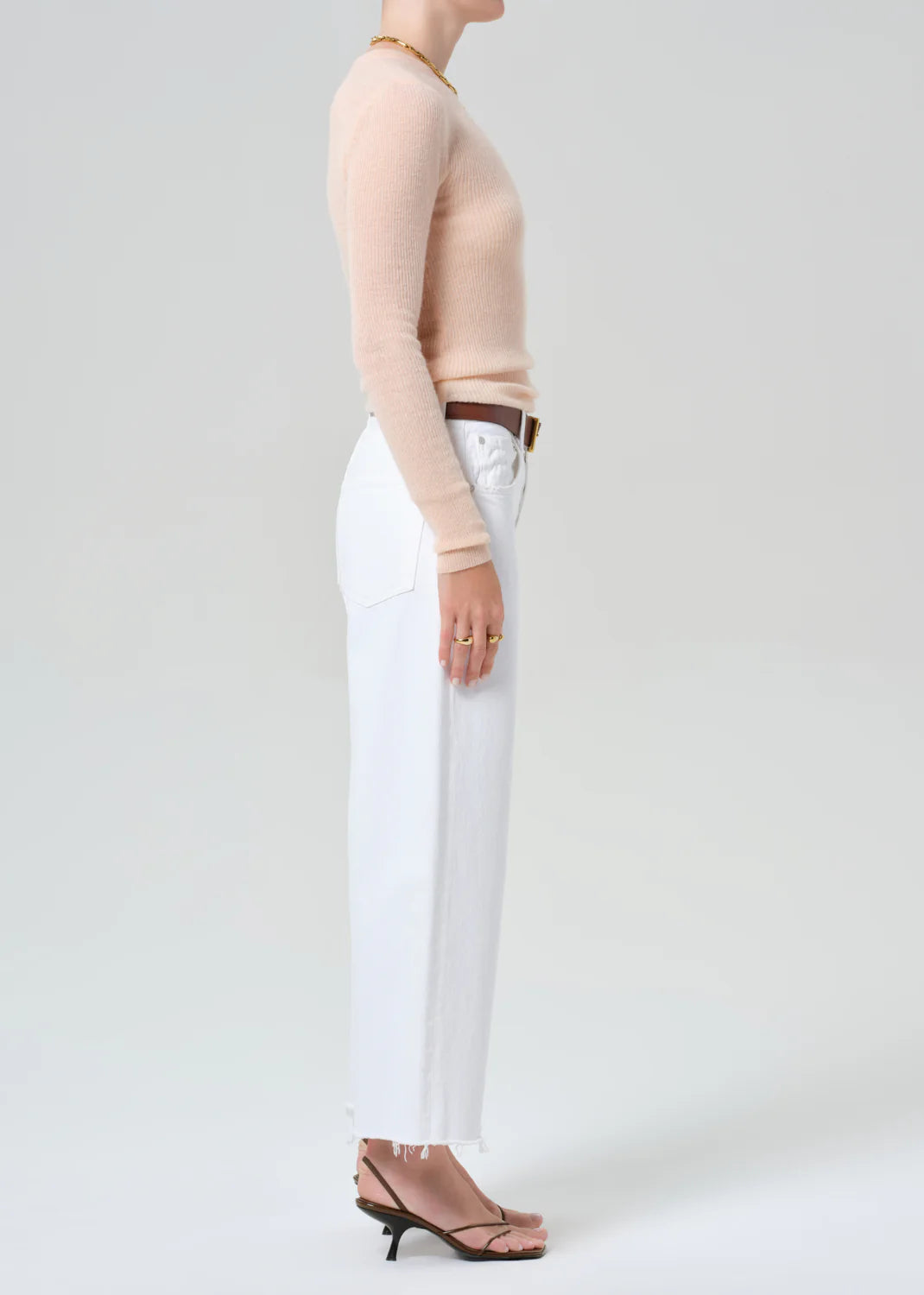 AYLA RAW HEM CROP - HARLOW