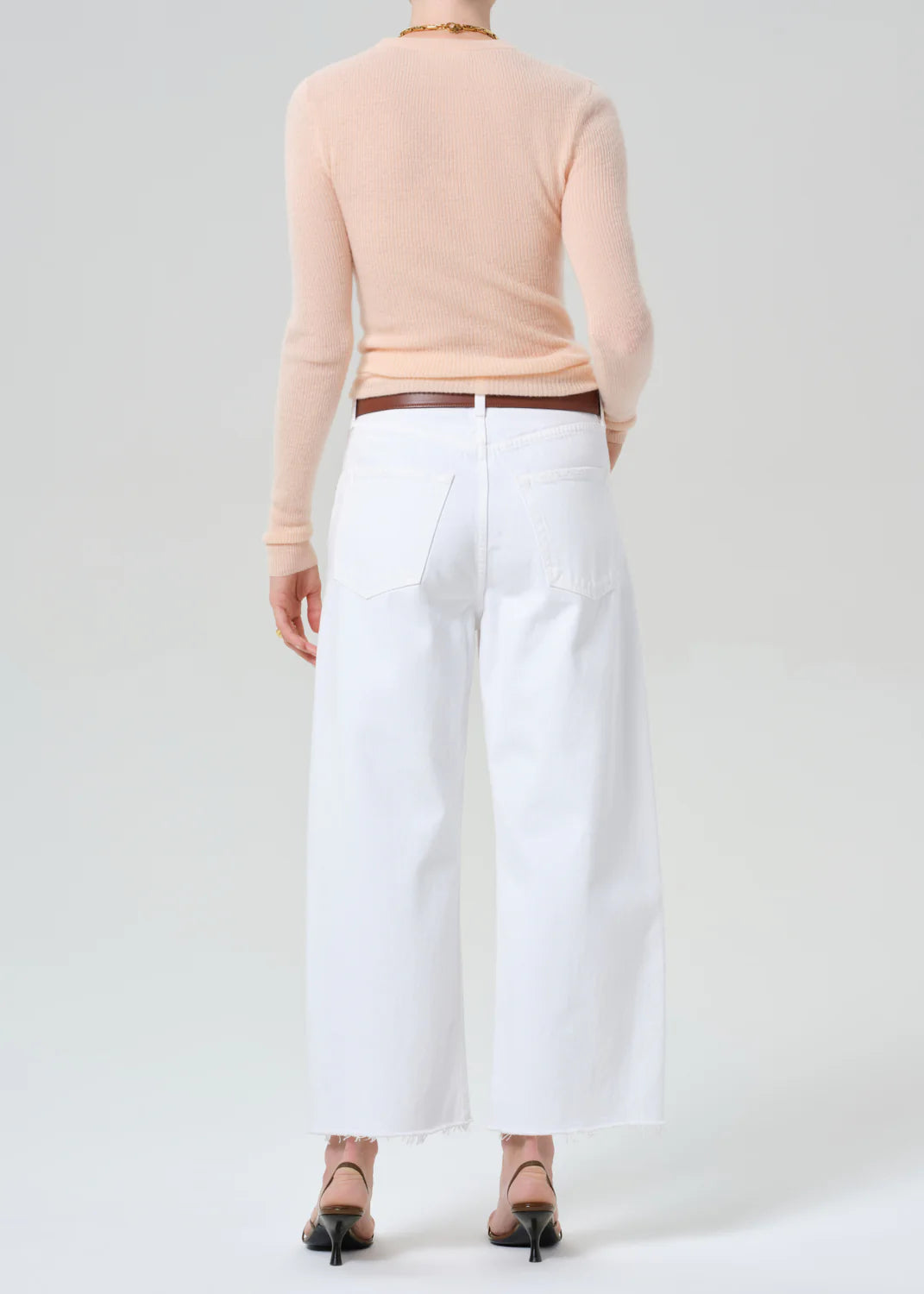 AYLA RAW HEM CROP - HARLOW