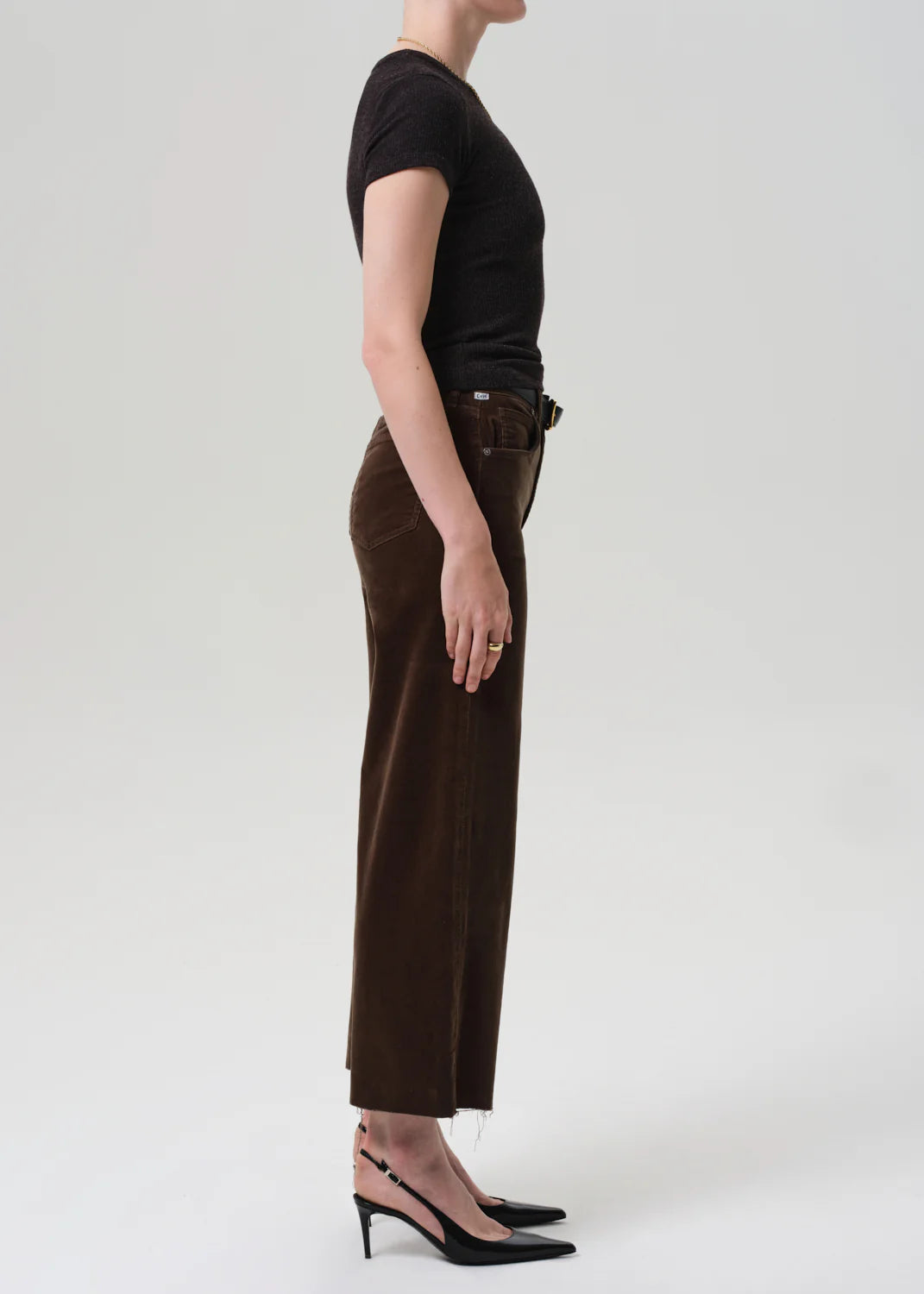 LYRA WIDE LEG CROP - COSTES CORDUROY
