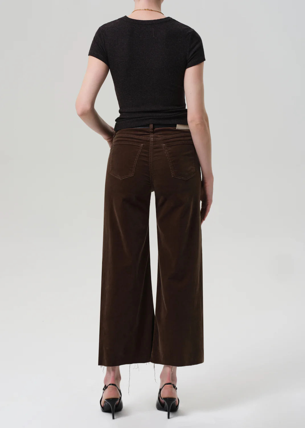 LYRA WIDE LEG CROP - COSTES CORDUROY