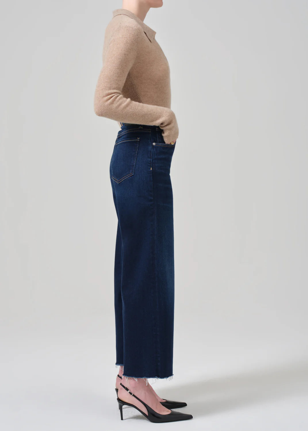 LYRA WIDE LEG CROP - LOTUS