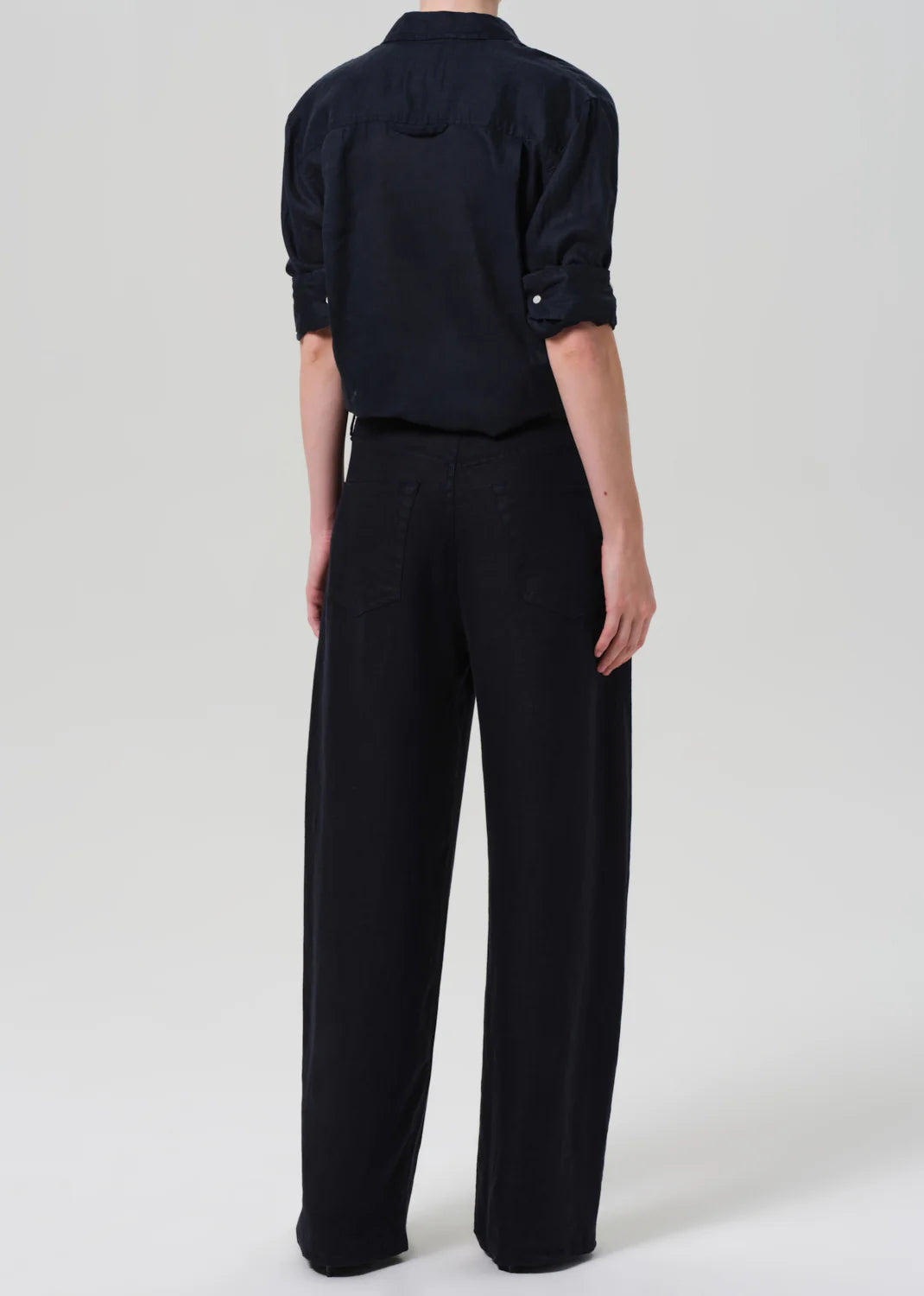 BRYNN DRAWSTRING TROUSER - TRUE NAVY