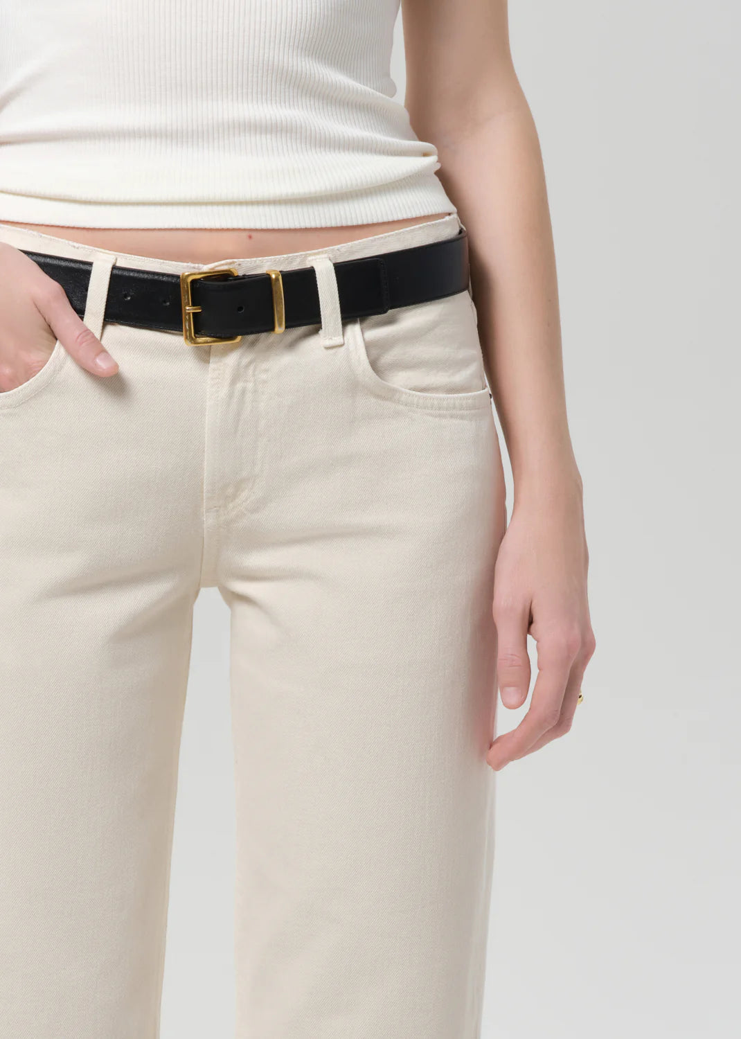 FAYE VINTAGE STRAIGHT - ALMOND