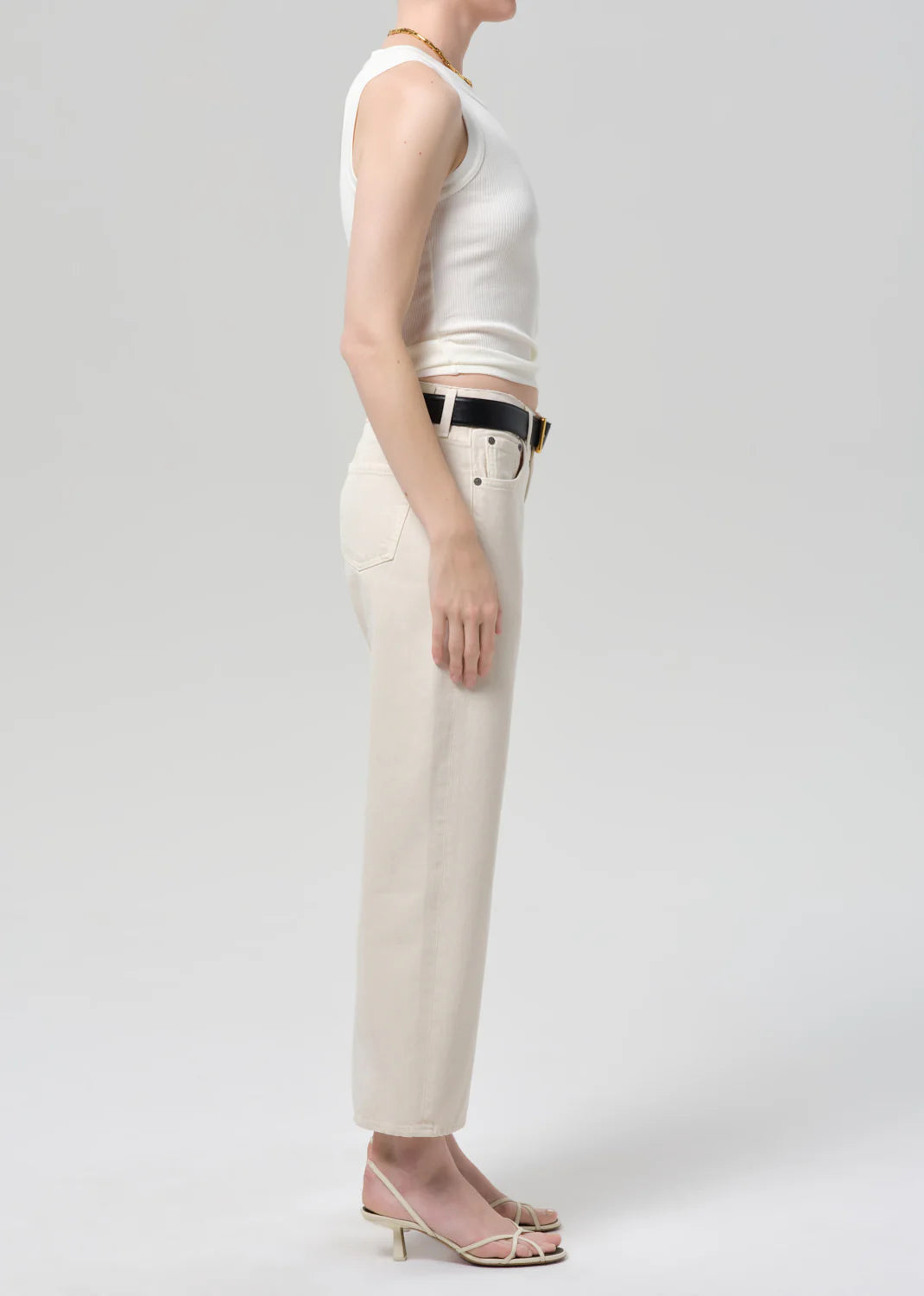 FAYE VINTAGE STRAIGHT - ALMOND