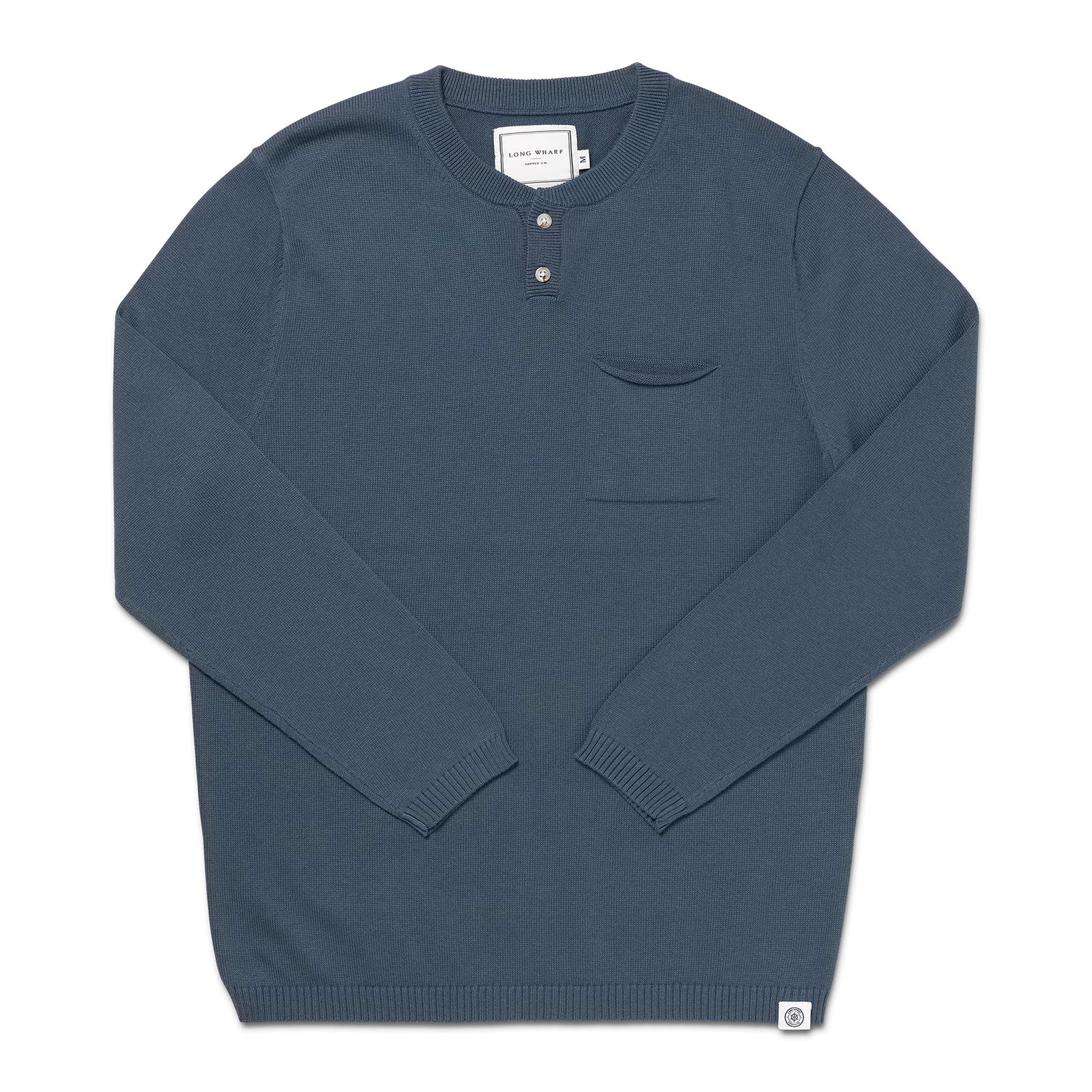 NEWPORT SEAWELL POCKET HENLEY - MARINE