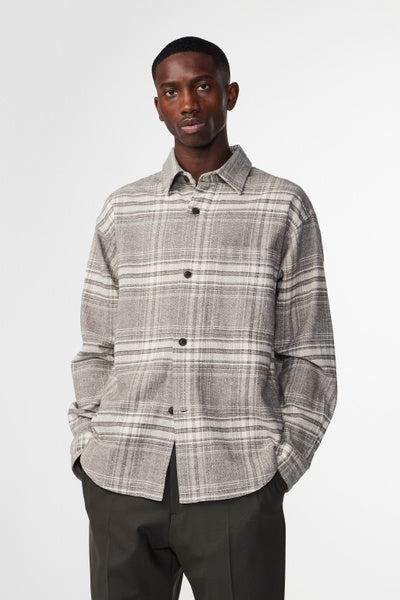 ADWIN OVERSHIRT - BROWN CHECK