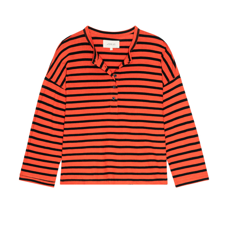 THE SHRUNKEN HENLEY - HOT RED NAVAL