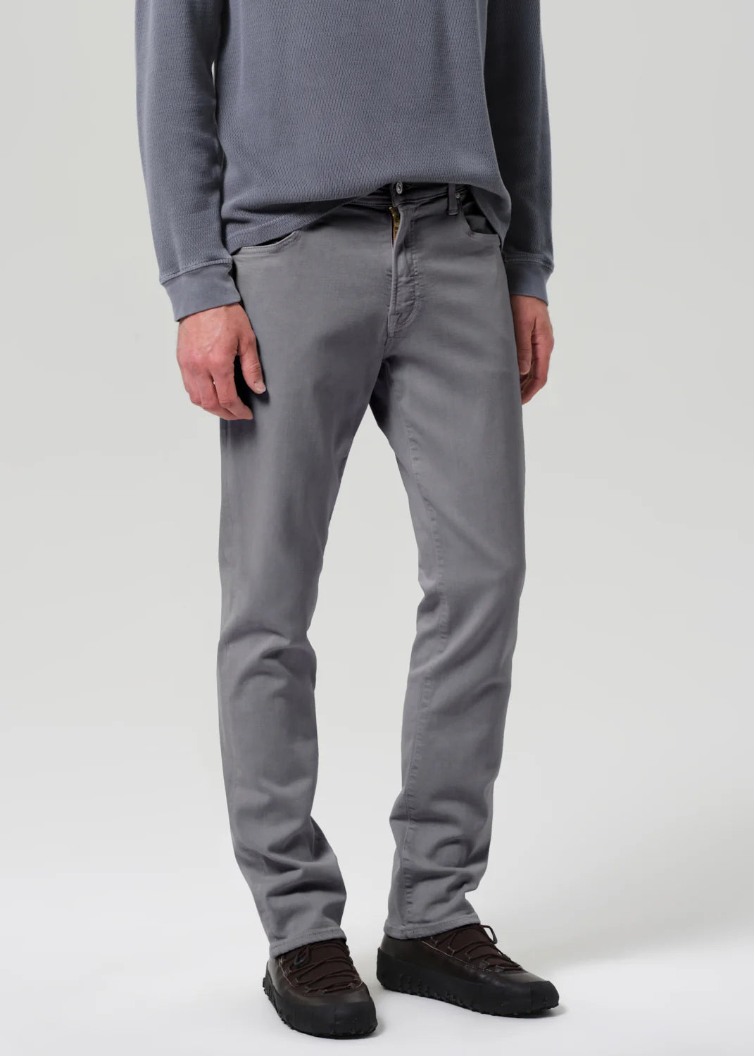GAGE STRAIGHT - STEEL GREY TWILL