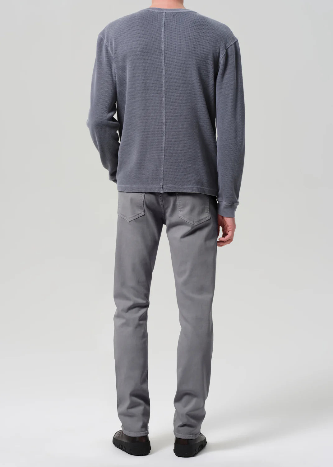 GAGE STRAIGHT - STEEL GREY TWILL