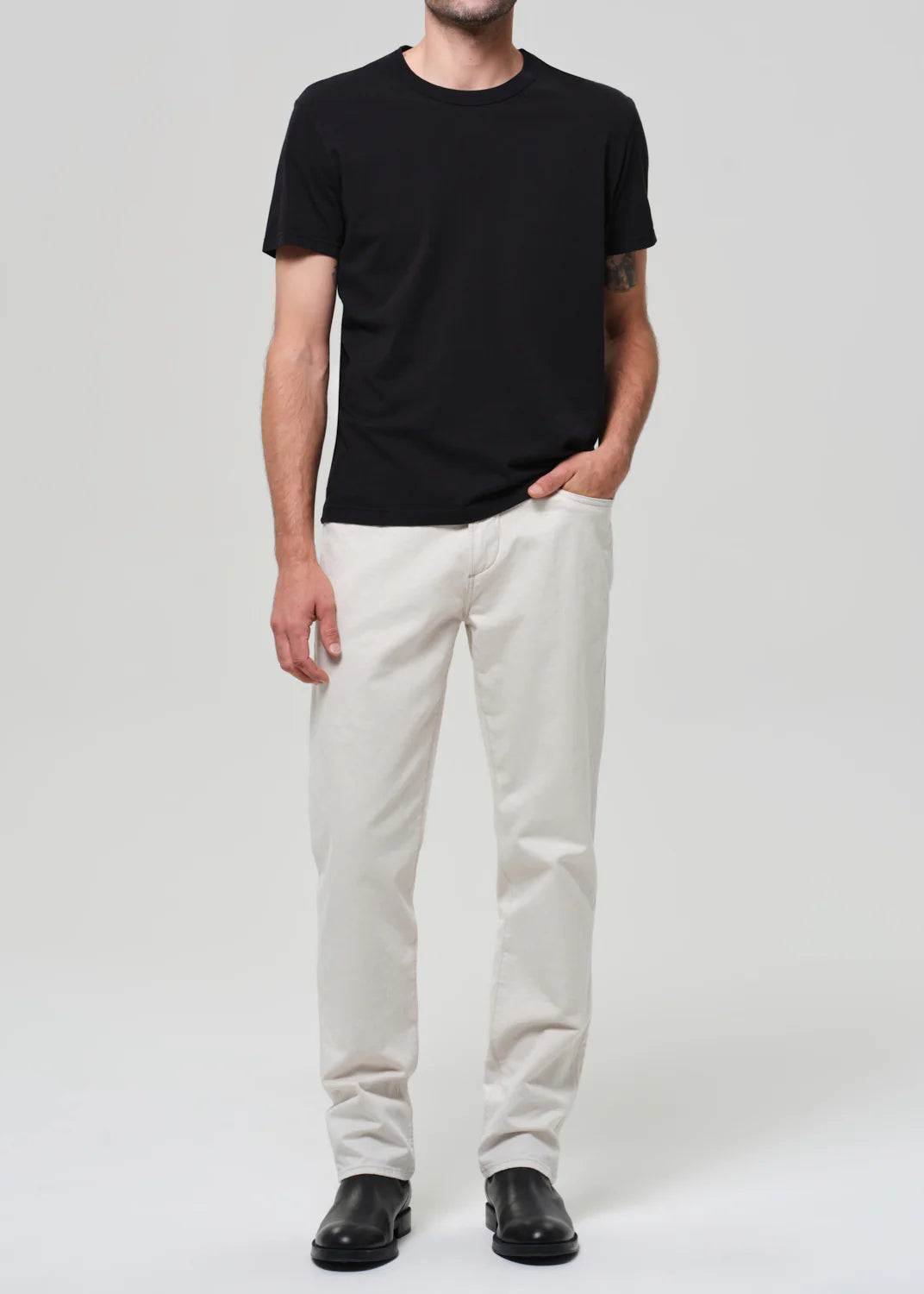 ELIJAH STRAIGHT - NATURAL LINEN