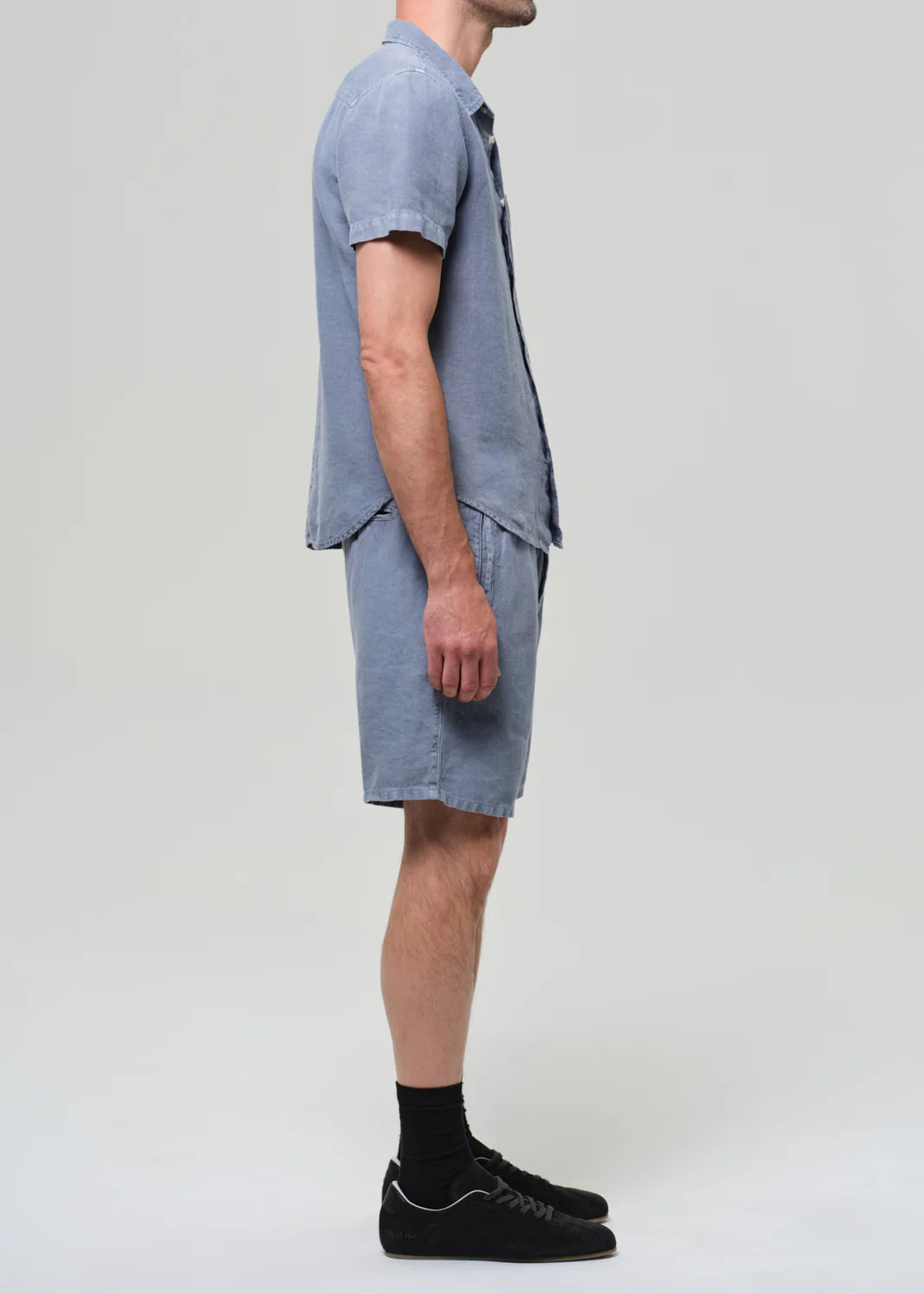 DRAWSTRING DECK SHORT - STONE BLUE