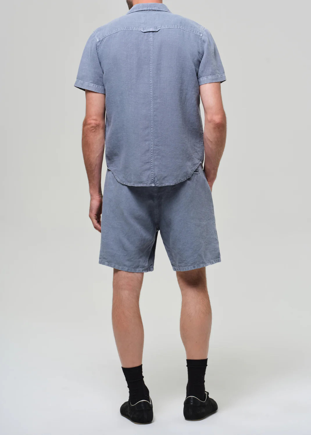 DRAWSTRING DECK SHORT - STONE BLUE