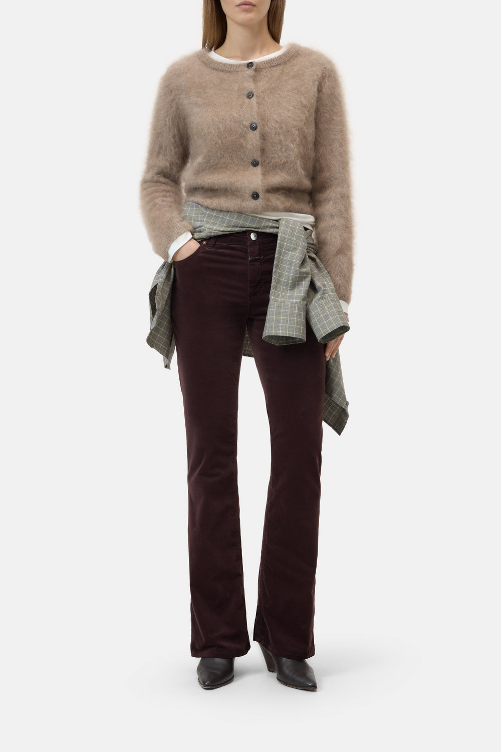 JOVANNA PANT - CINDER BROWN