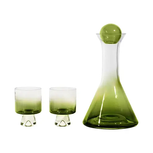 TANK WINE GIFT SET - GREEN