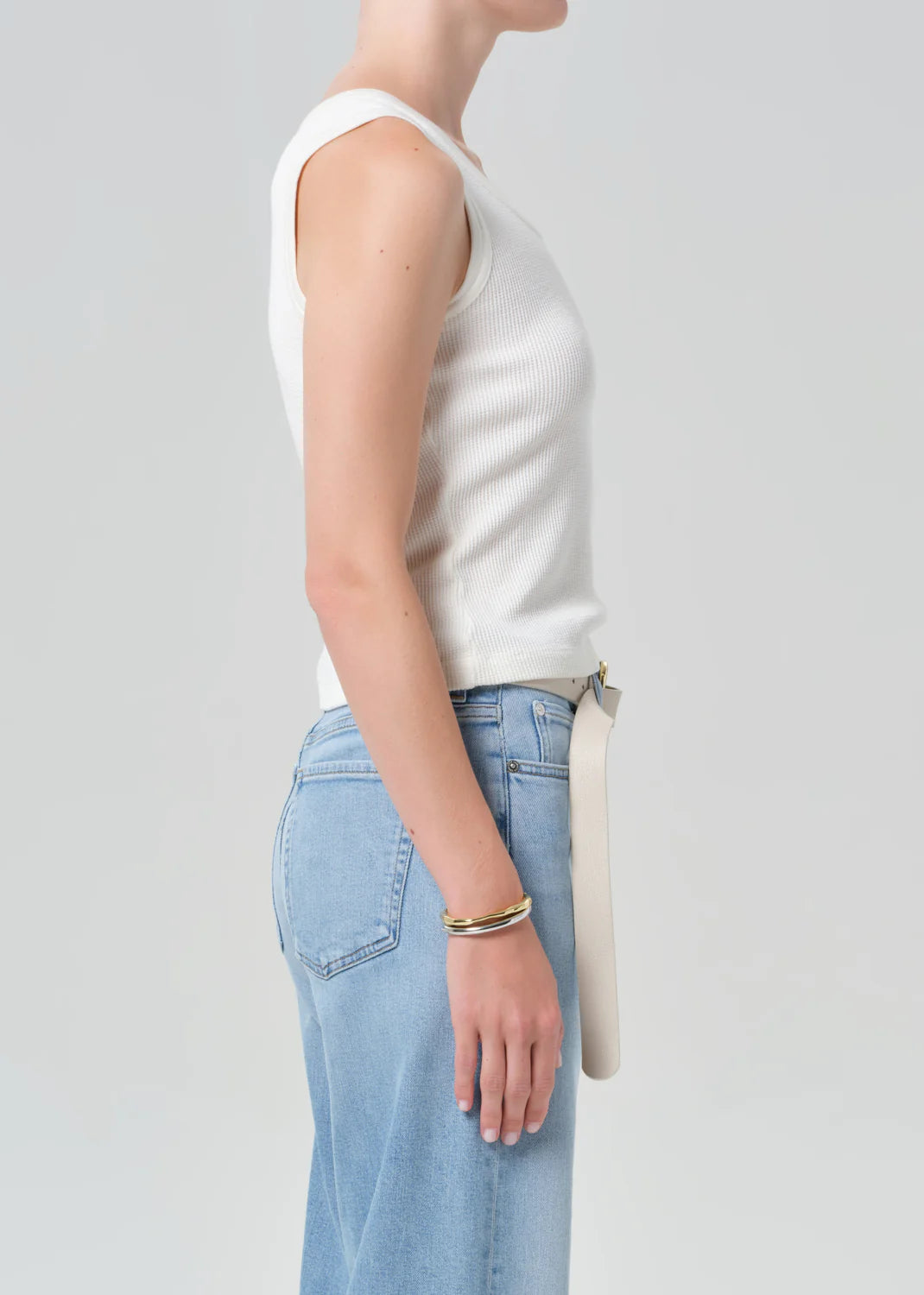 INEZ WAFFLE TANK - PASHMINA