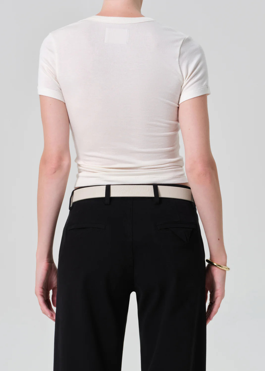 MAUDE U-NECK TEE - PASHMINA
