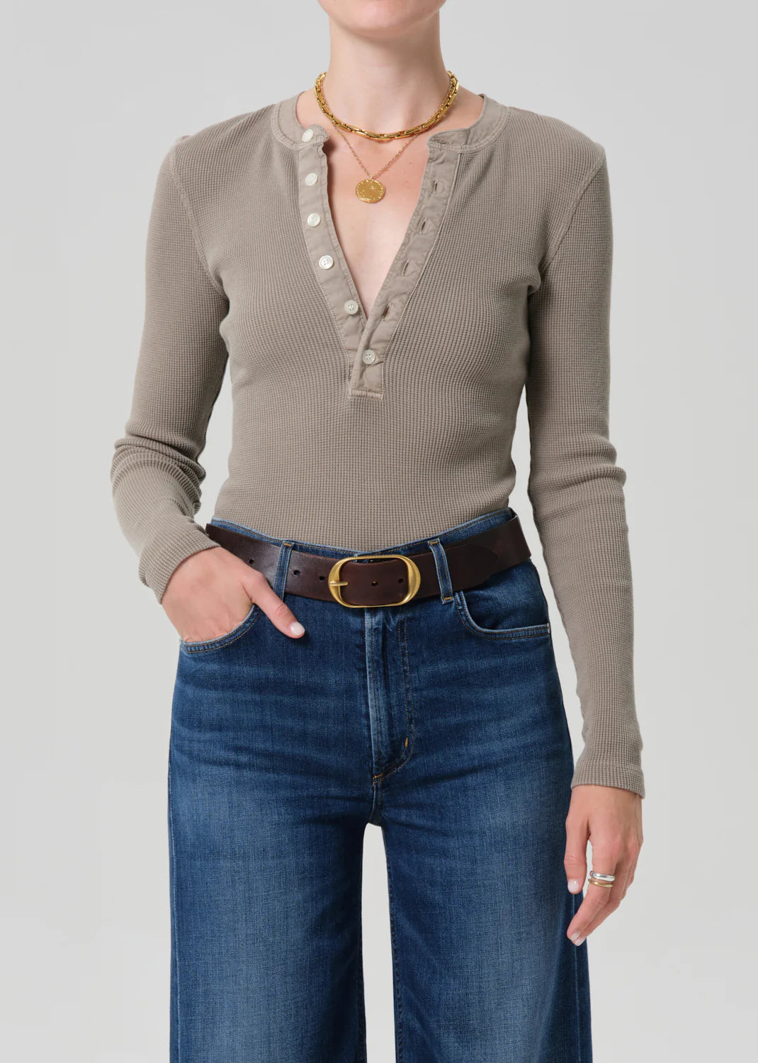 DREA WAFFLE HENLEY - BEZAL