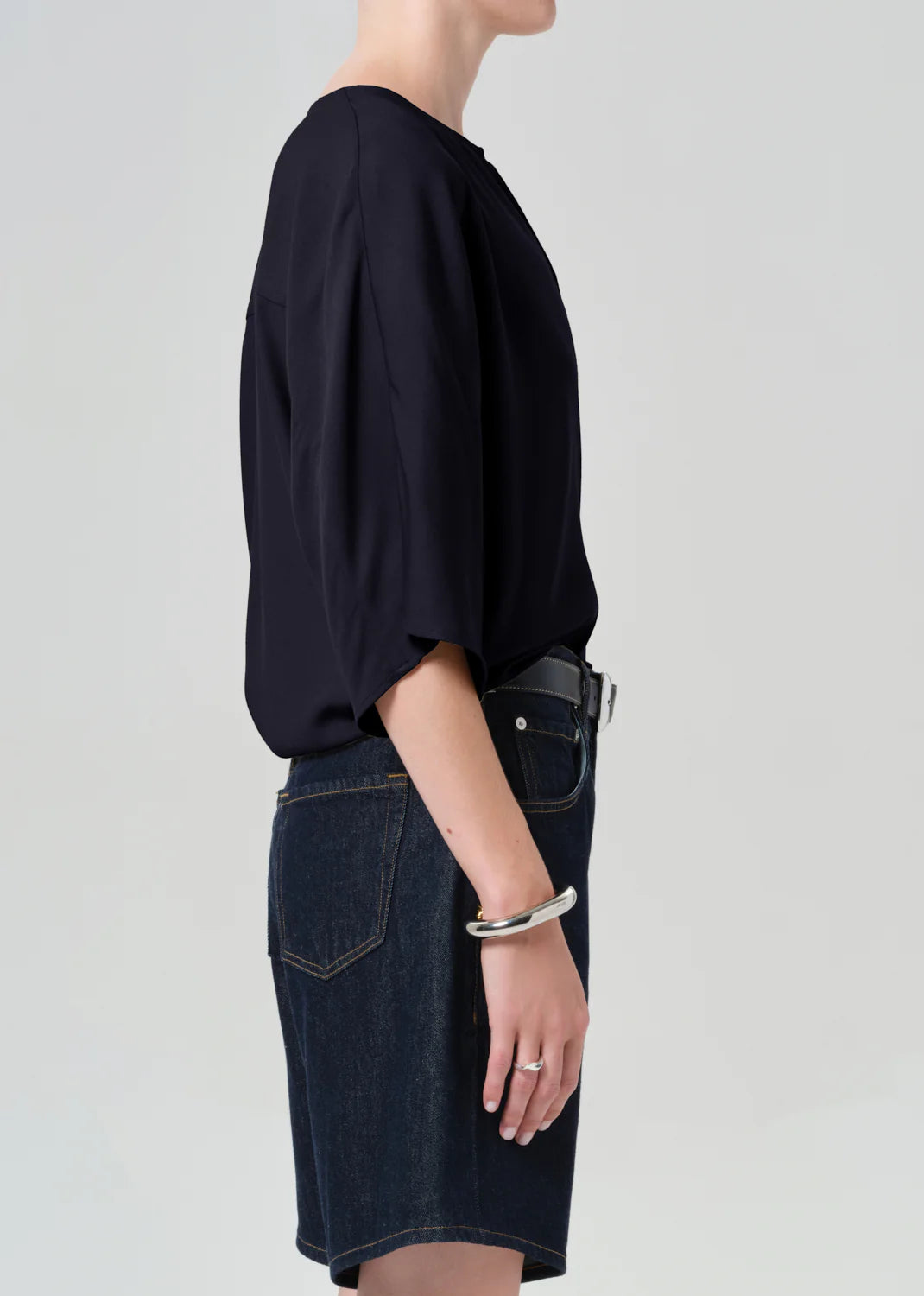 FRANCA PORTOFINO TWILL SHIRT - NAVY