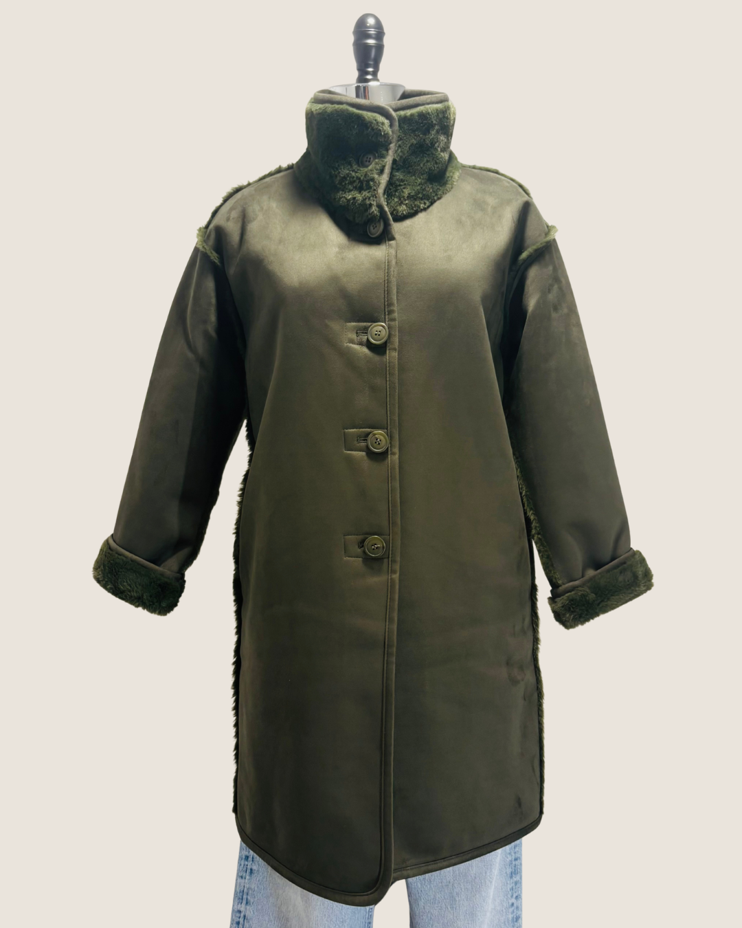 YVES COAT - HUNTER GREEN