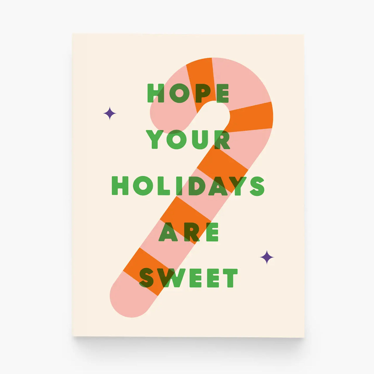 HOLIDAY CANDY CANE CARD