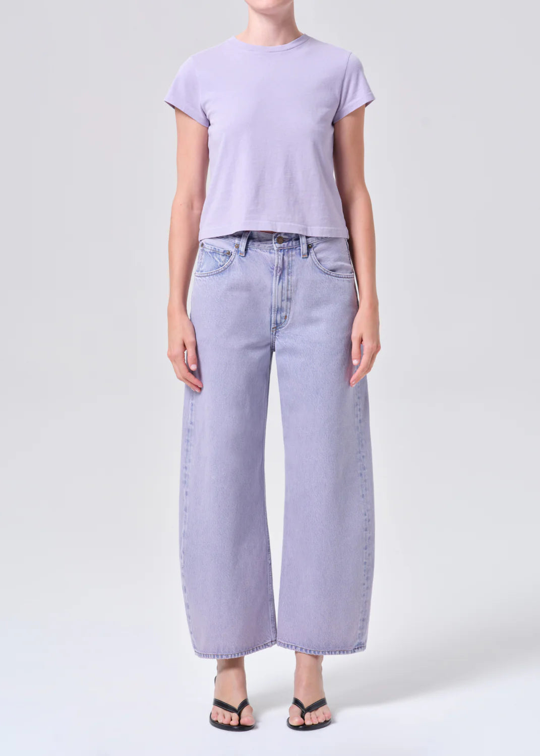 LOW CURVE JEAN CROP - AURA