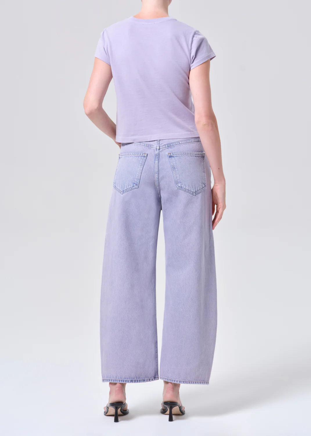 LOW CURVE JEAN CROP - AURA