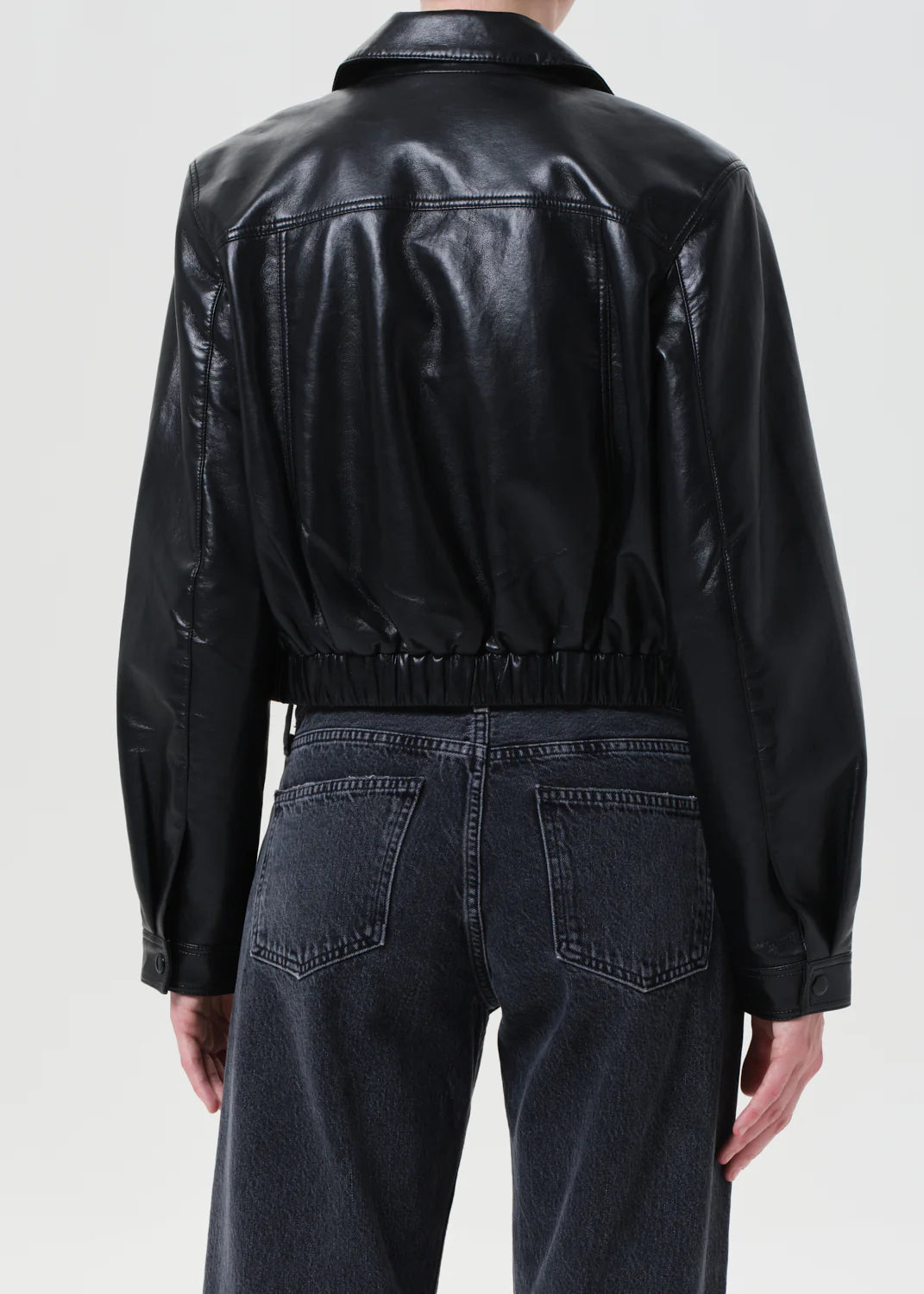 ESSIE CROPPED JACKET - BLACK
