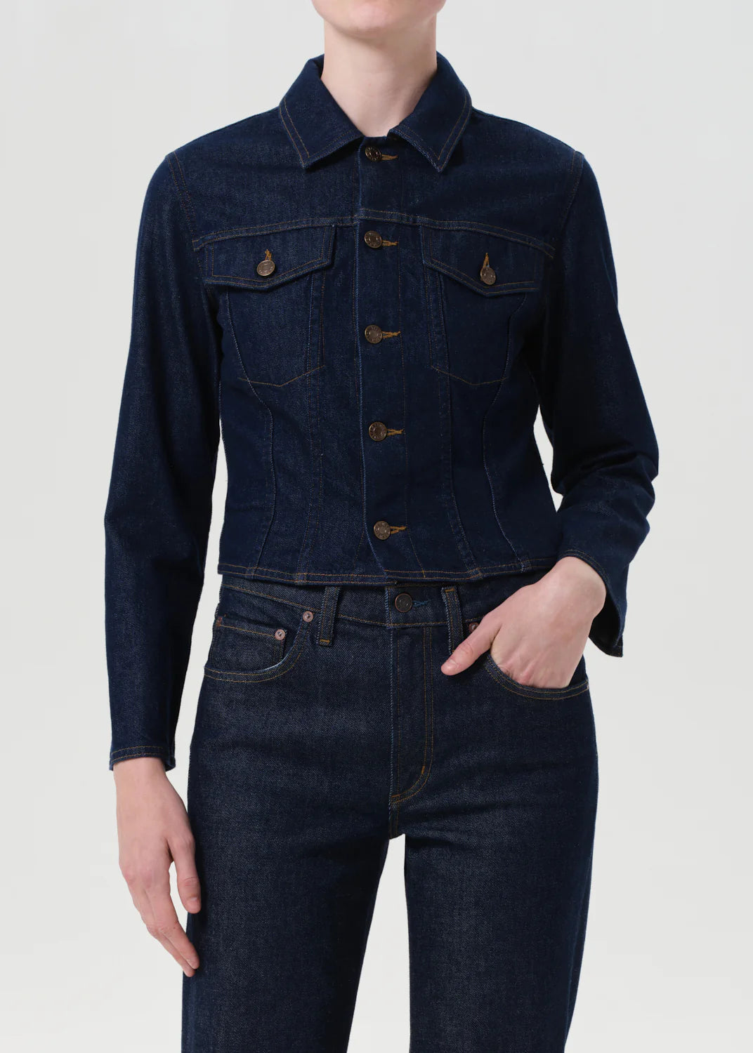 CONTOURED JACKET - RINSE