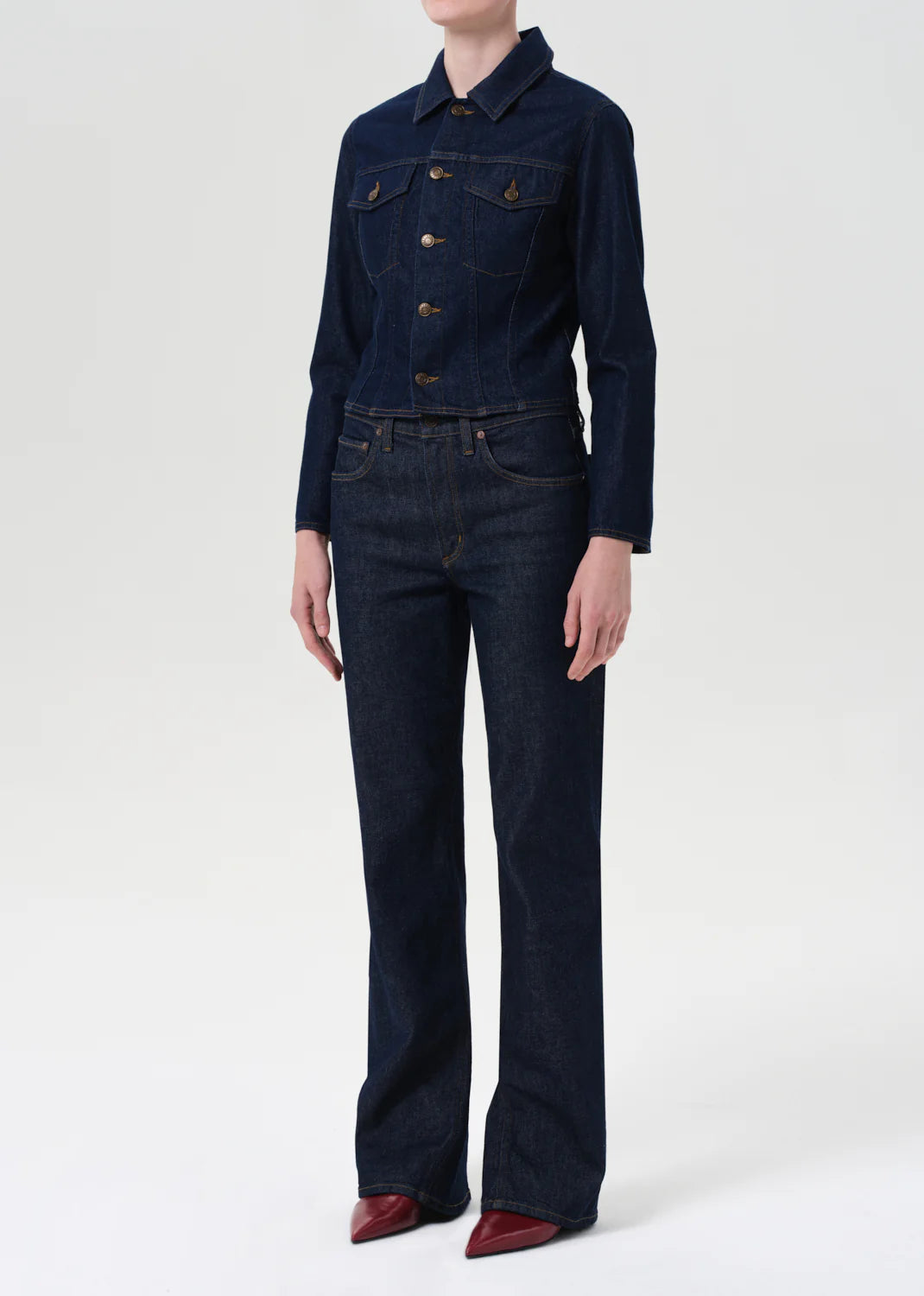 CONTOURED JACKET - RINSE