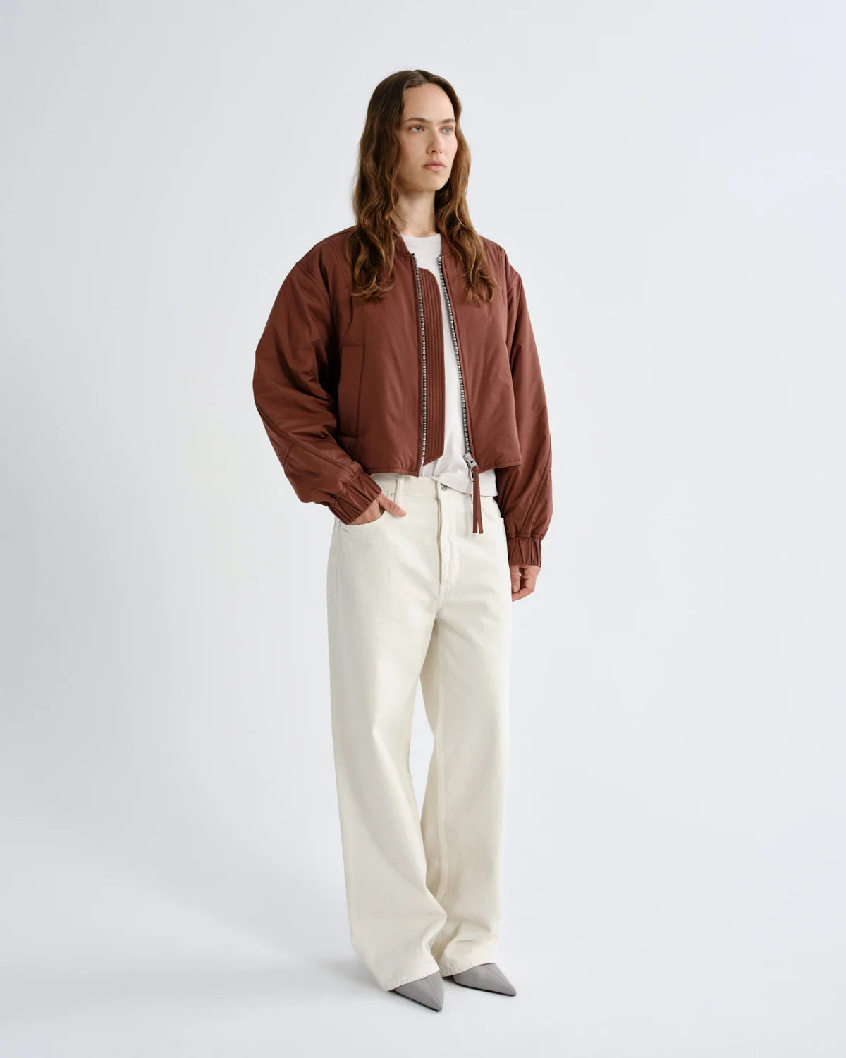 LENI BOMBER JACKET - PALISANDER
