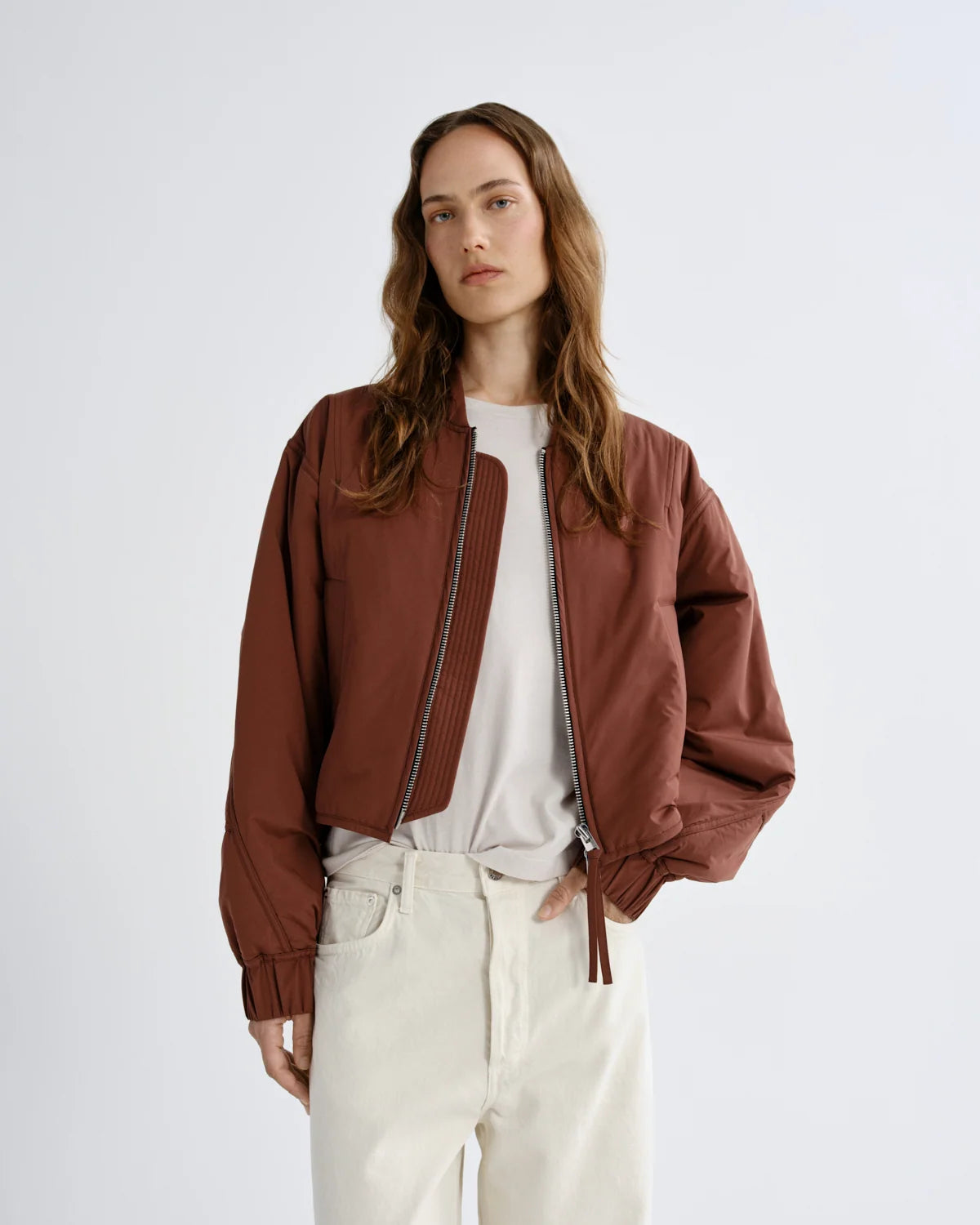 LENI BOMBER JACKET - PALISANDER