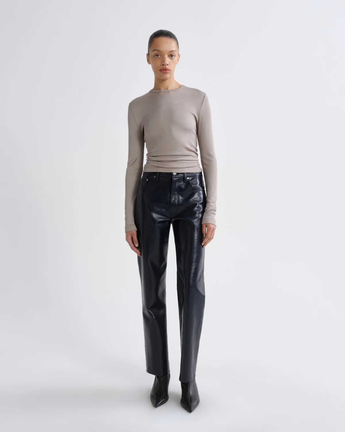 DELPHI SLIM TEE - TAUPE