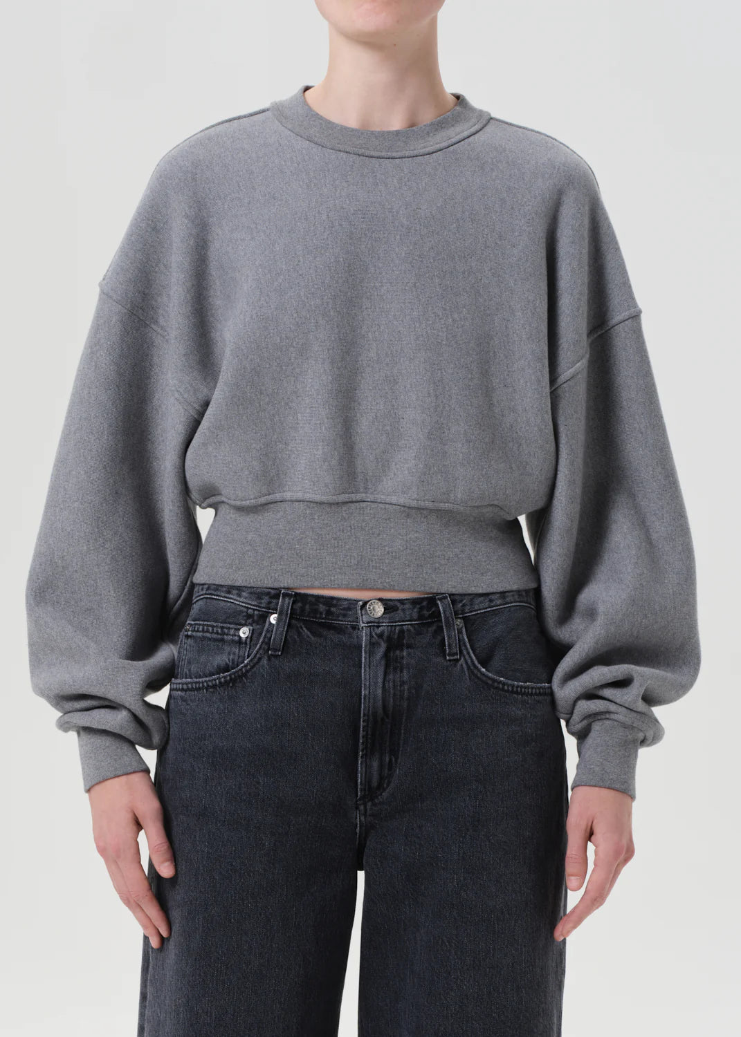KIT SWEATSHIRT - GREY HEATHER