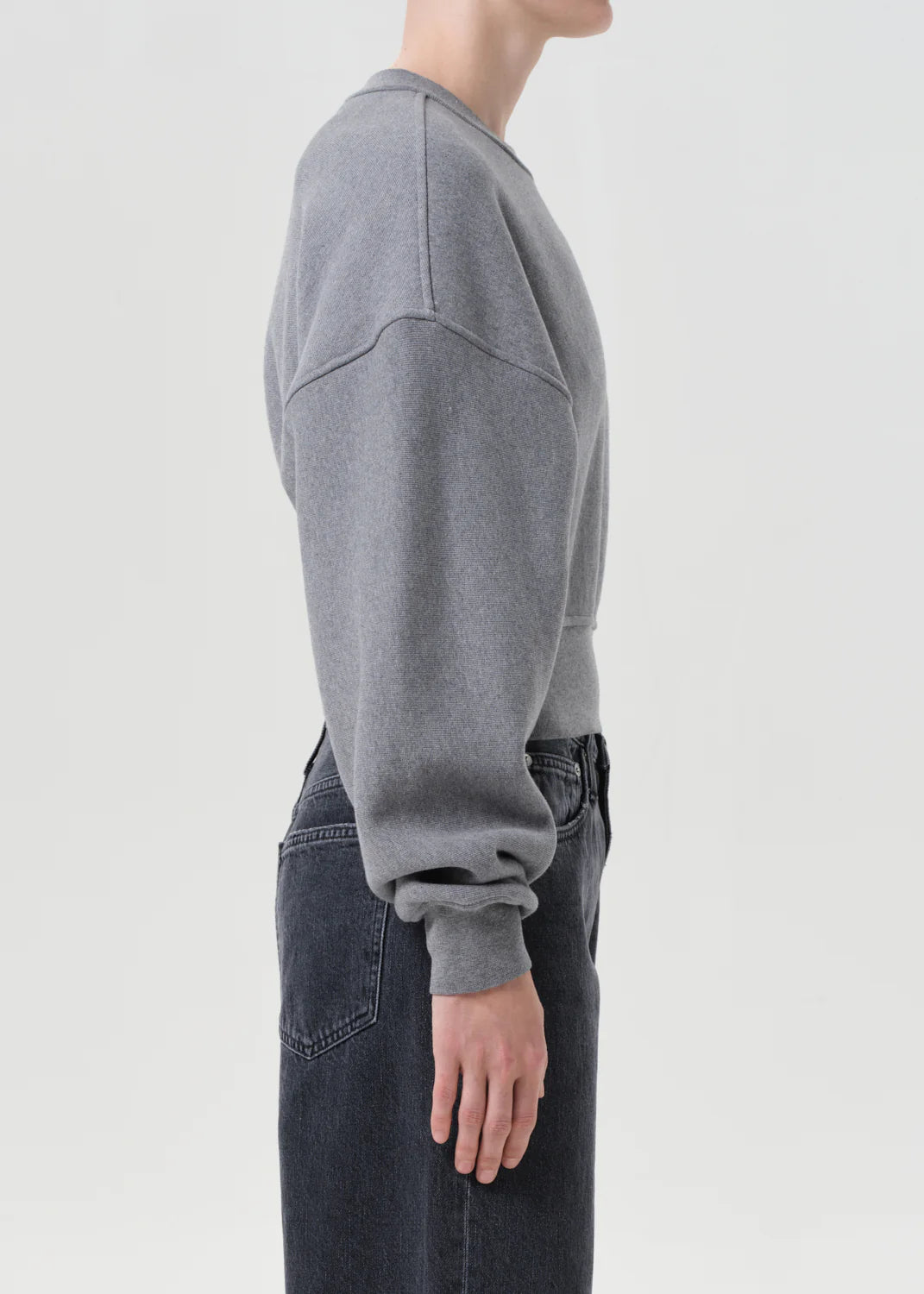 KIT SWEATSHIRT - GREY HEATHER