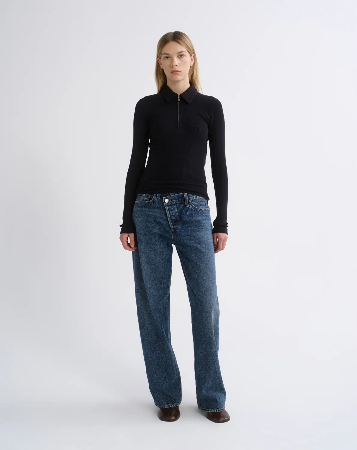 AMICA ZIP POLO - OBSCURA
