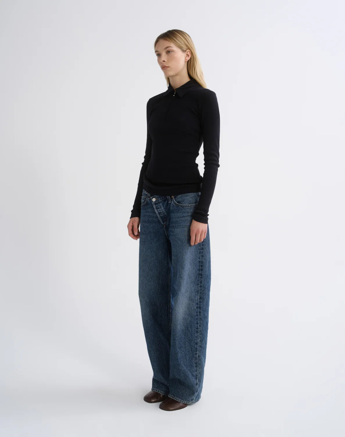 AMICA ZIP POLO - OBSCURA
