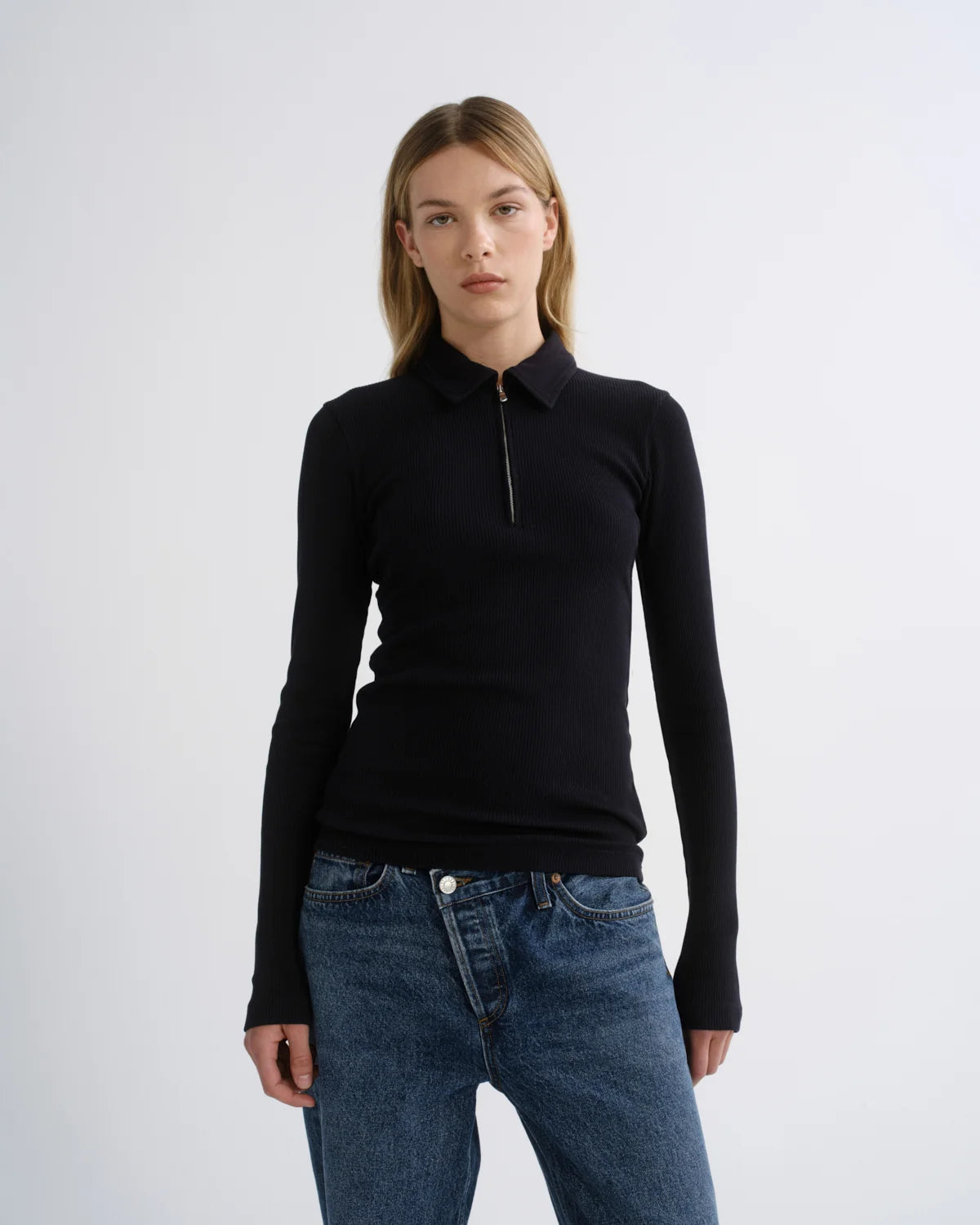 AMICA ZIP POLO - OBSCURA