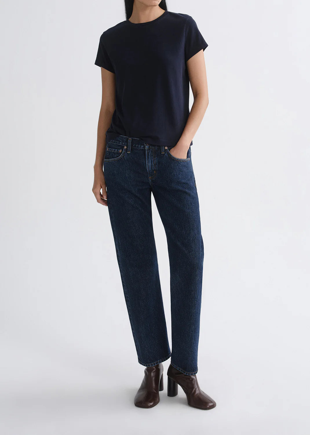 LONG LINE ADINE TEE - STORM