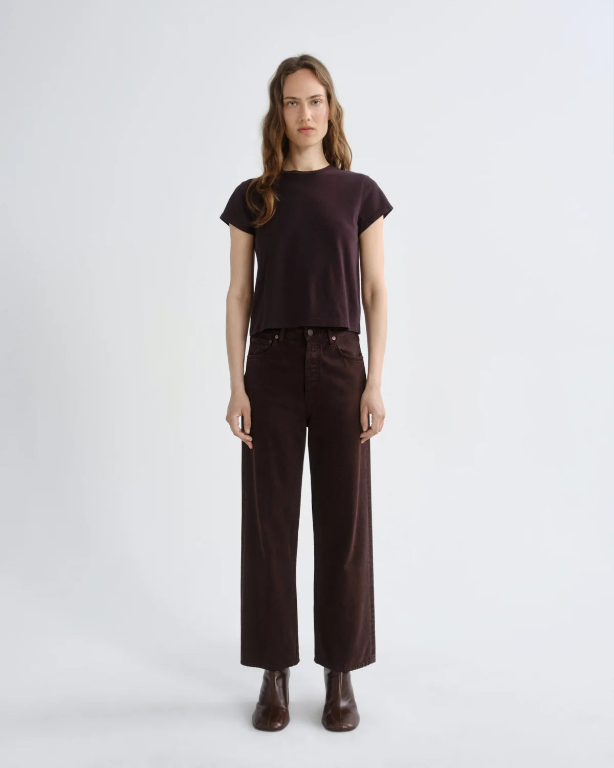 REN HIGH RISE STRAIGHT - SLOE BERRY